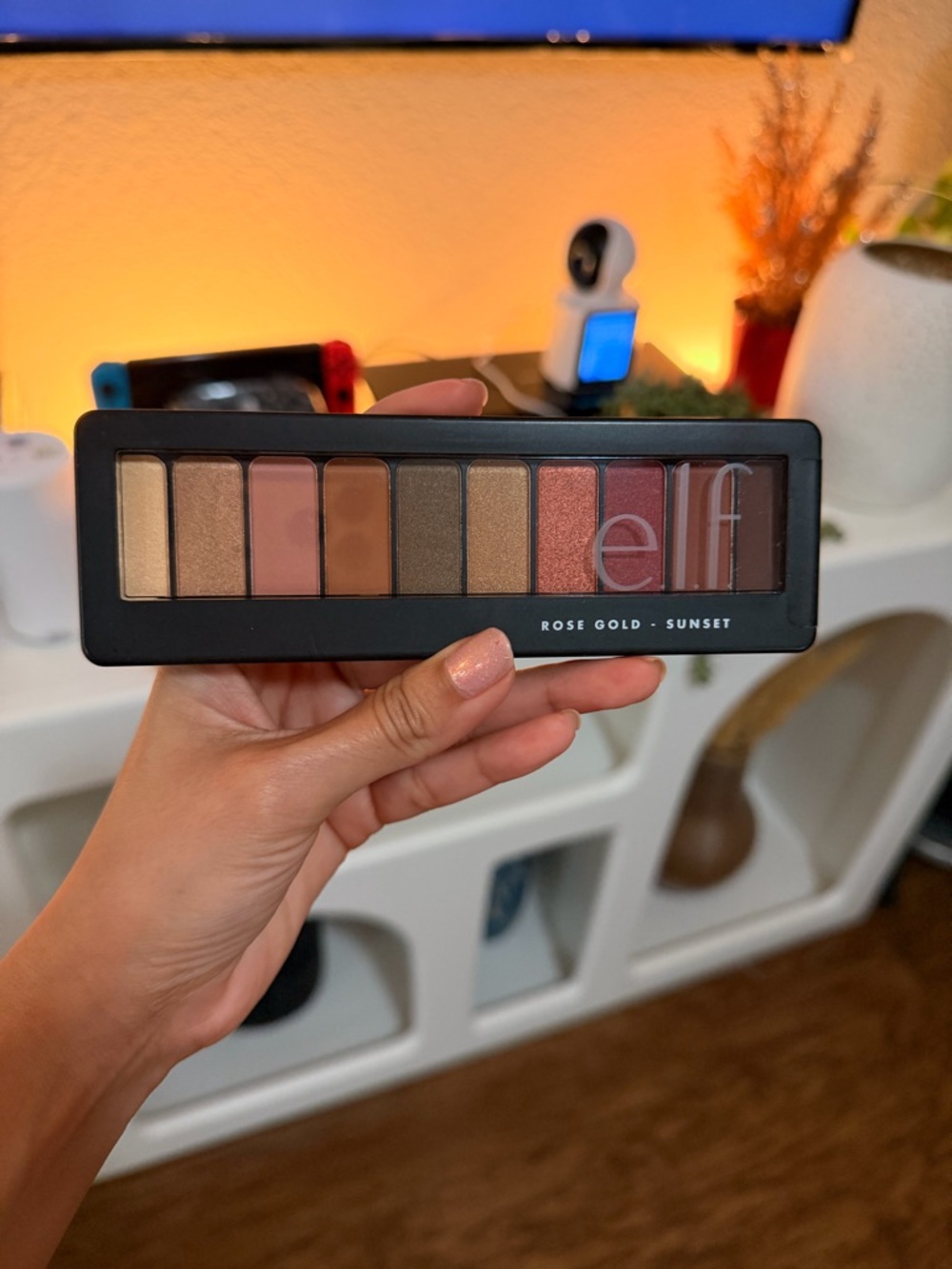 Elf Cosmetics Rose Gold Sunset Eyeshadow Palette - Warm Rose & Gold Tones